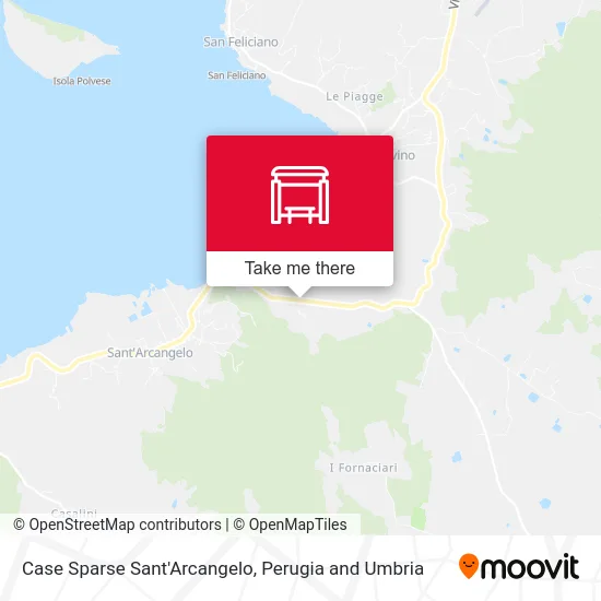 Sant'Arcangelo Scattered Houses map