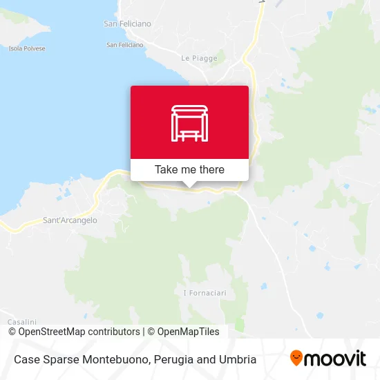 Montebuono Scattered Houses map