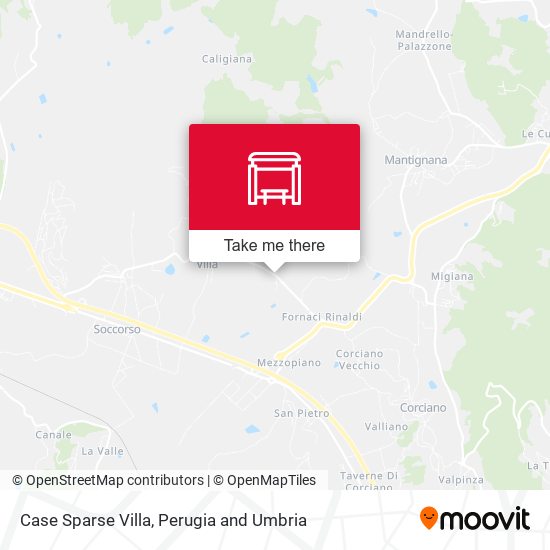 Case Sparse Villa map