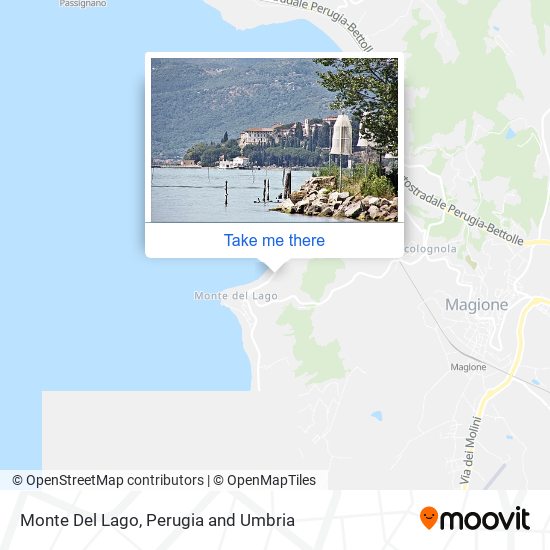 Monte Del Lago map