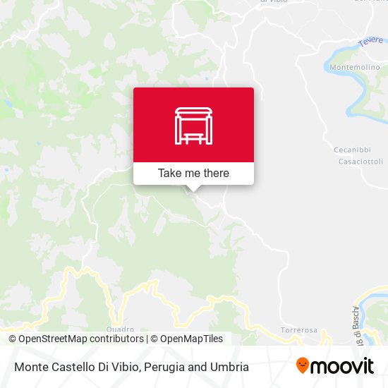 Monte Castello Di Vibio map