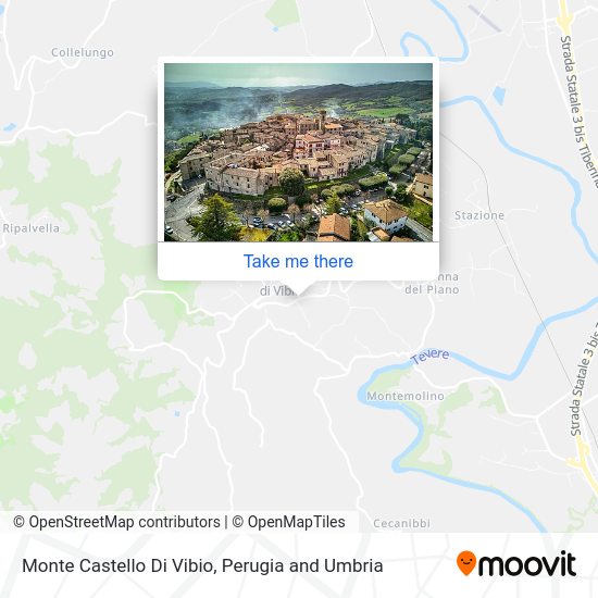 Monte Castello Di Vibio map