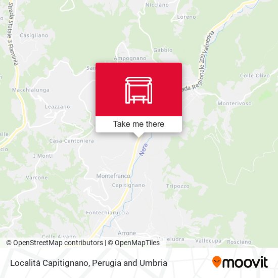 Località Capitignano map