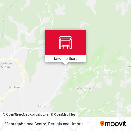 Montegabbione Centro map