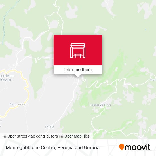 Montegabbione Centro map
