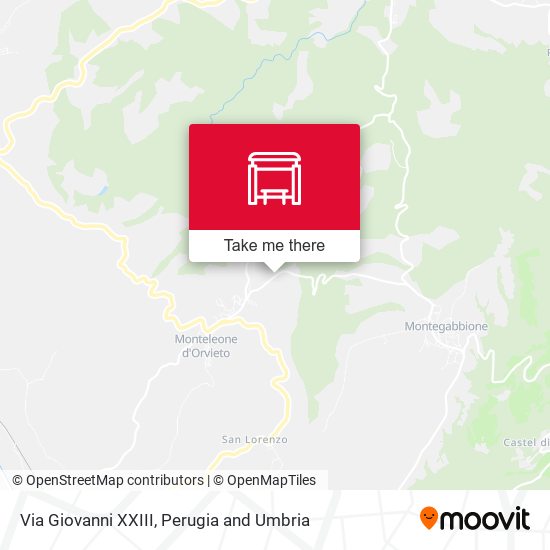 Via Giovanni XXIII map