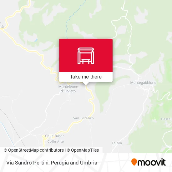 Via Sandro Pertini map