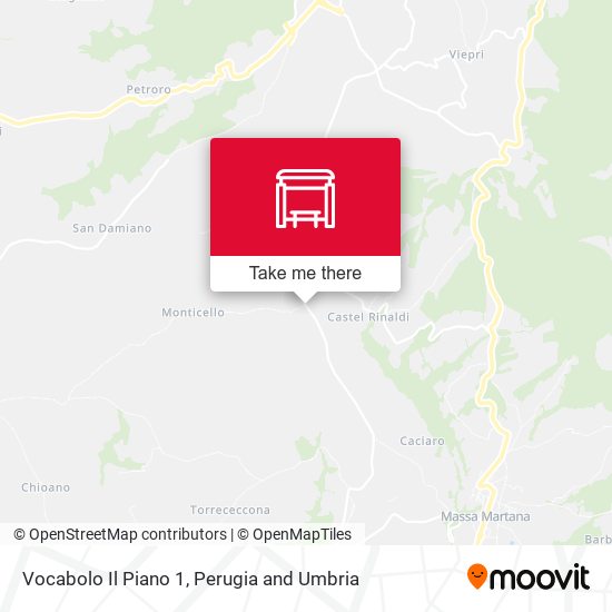 Vocabolo Il Piano 1 map