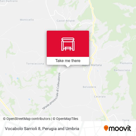 Vocabolo Sarrioli 8 map