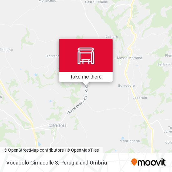 Vocabolo Cimacolle 3 map