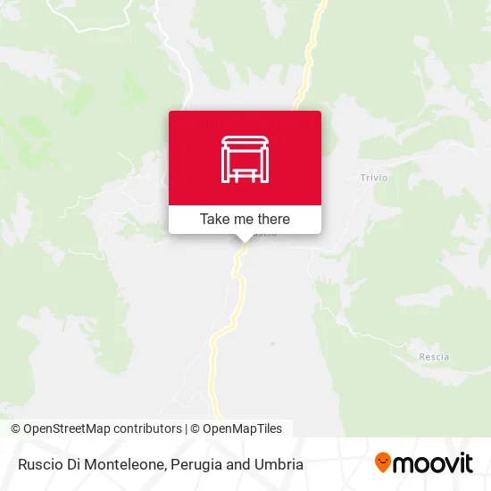 Ruscio Di Monteleone map