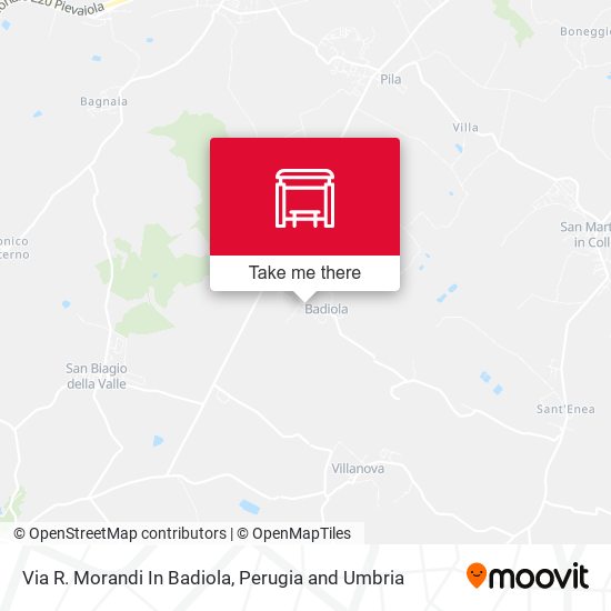 Via R. Morandi In Badiola map
