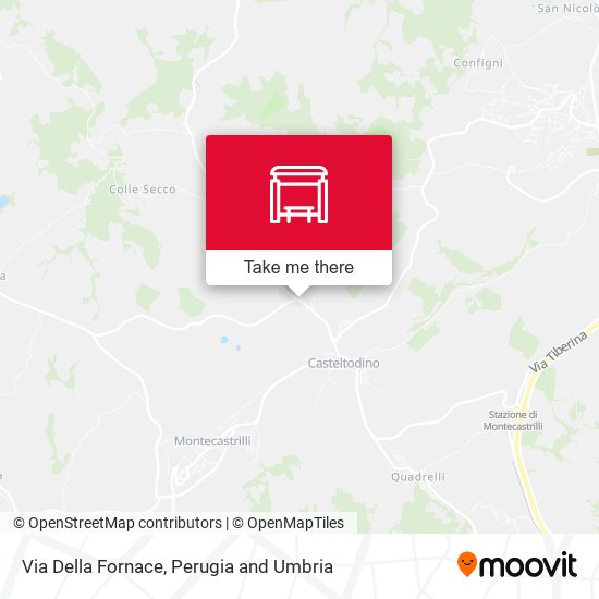 Via Della Fornace map