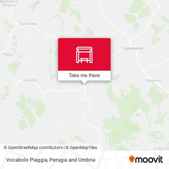 Vocabolo Piaggia map
