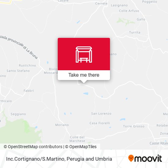 Inc.Cortignano/S.Martino map