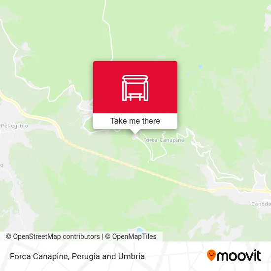 Forca Canapine map