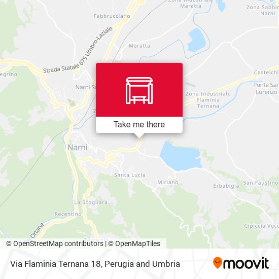 Via Flaminia Ternana 18 map