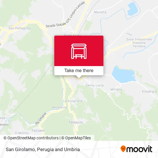 San Girolamo map