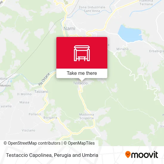Testaccio Terminal map