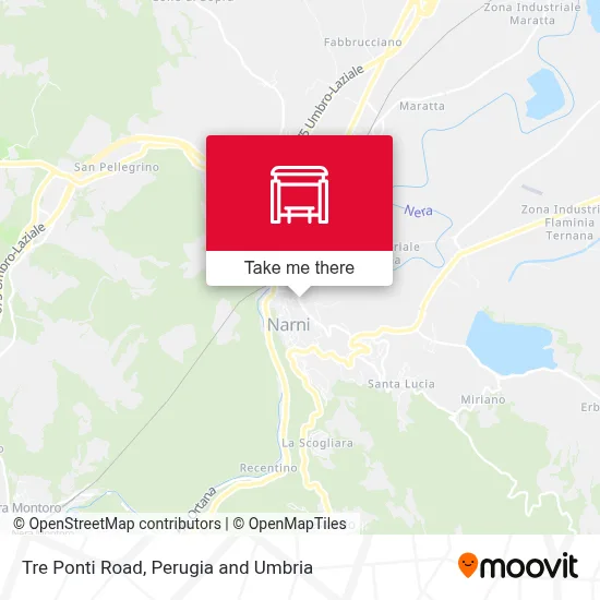 Tre Ponti Road map