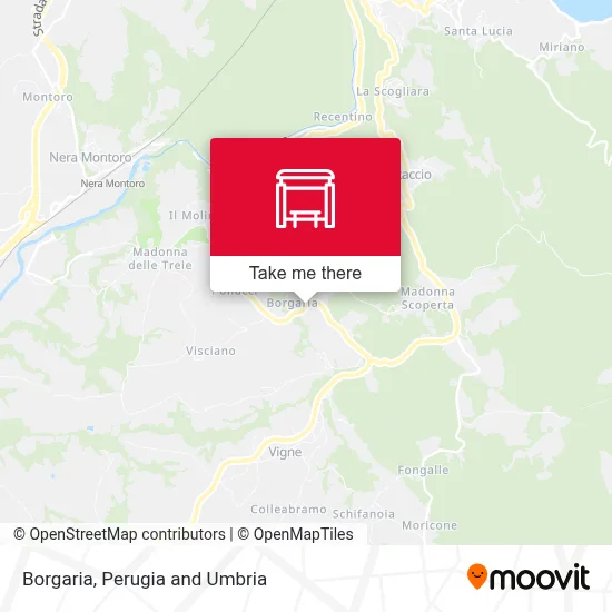 Borgaria map
