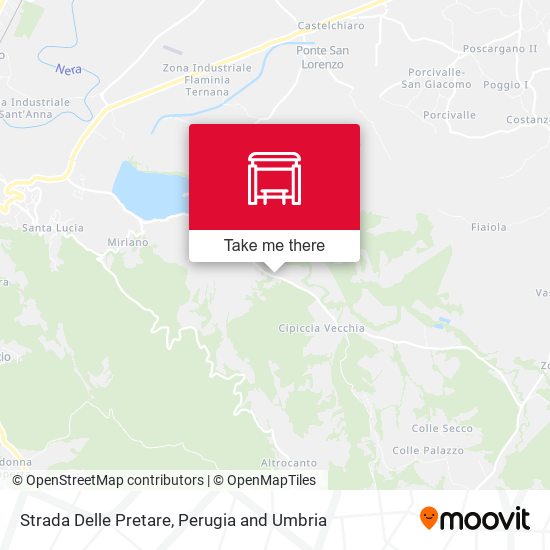 Strada Delle Pretare map