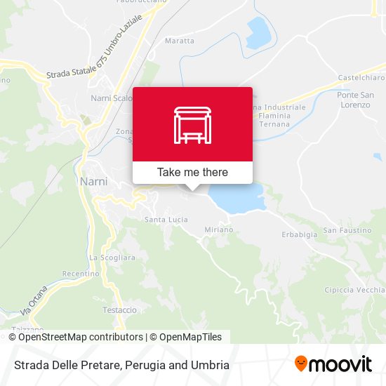 Strada Delle Pretare map