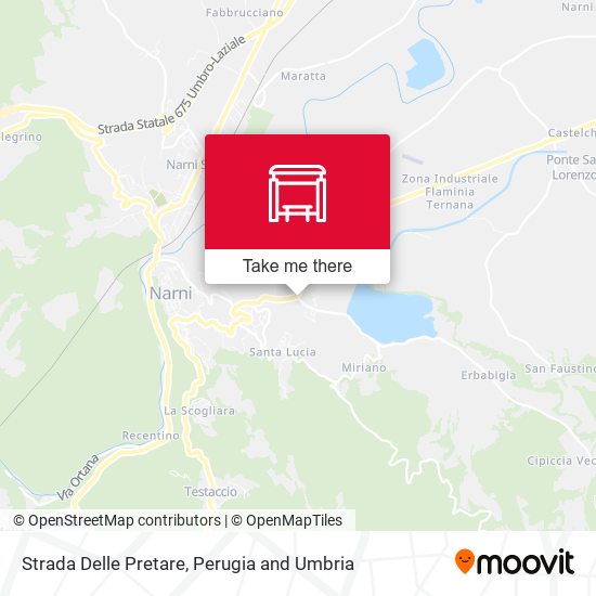 Strada Delle Pretare map