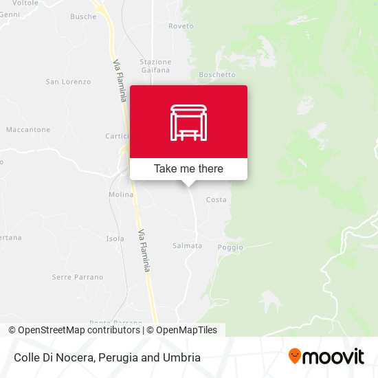 Colle Di Nocera map