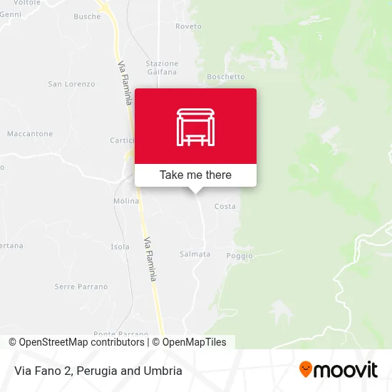 Via Fano 2 map