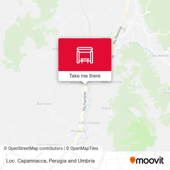 Locality Capannacce map