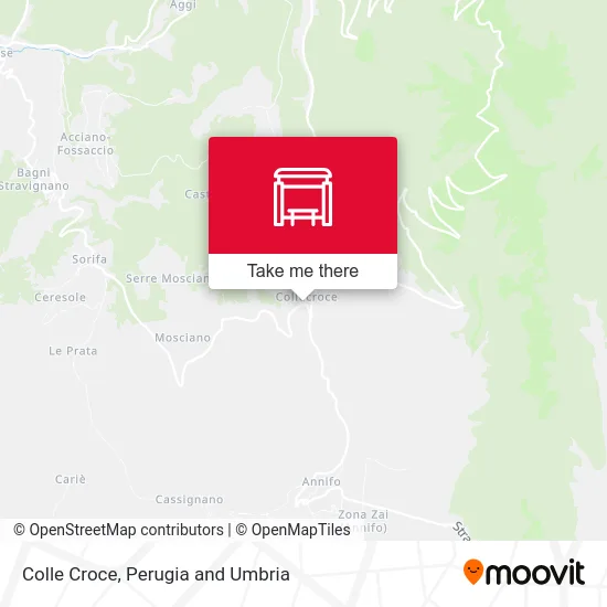 Colle Croce map