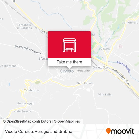 Vicolo Corsica map