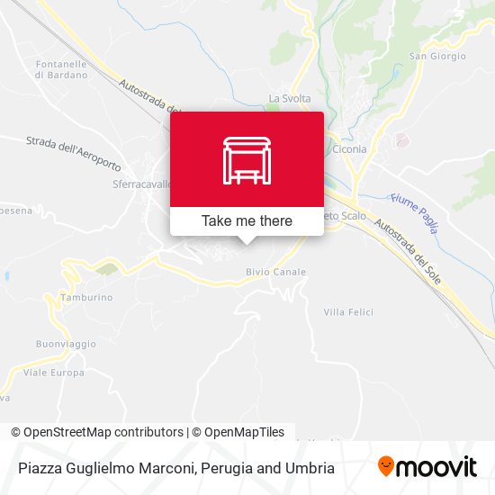 Piazza Guglielmo Marconi map