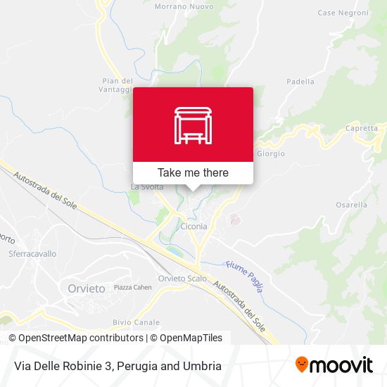 Via Delle Robinie 3 map