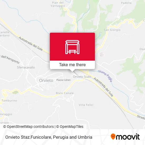 Orvieto Staz.Funicolare map
