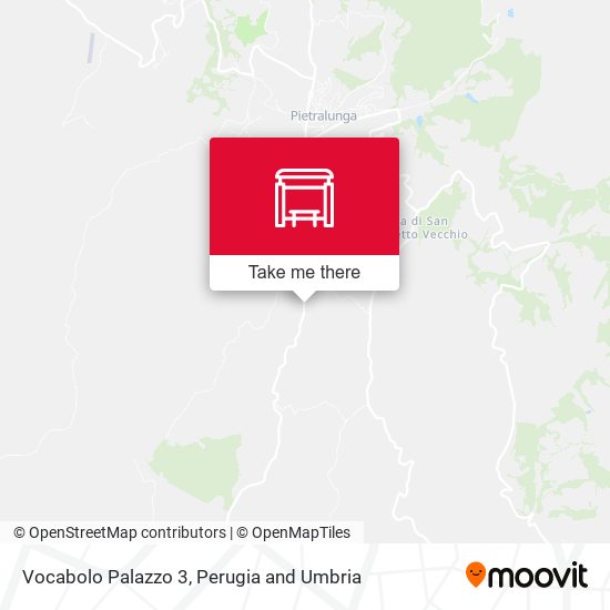 Vocabolo Palazzo 3 map