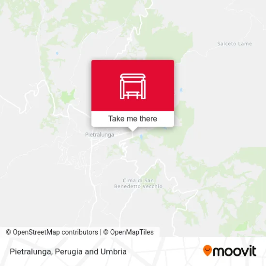 Pietralunga map