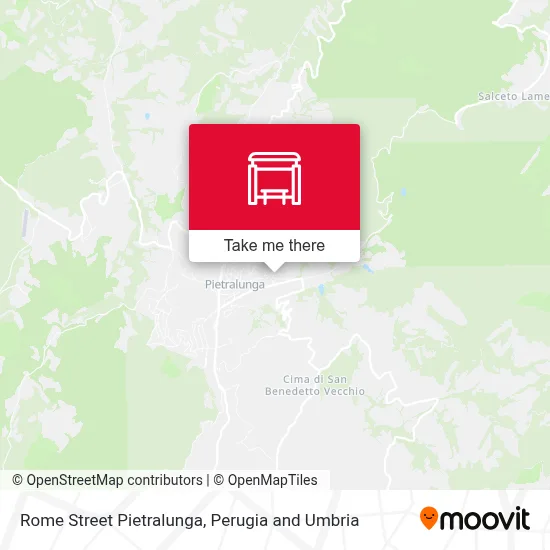 Rome Street Pietralunga map