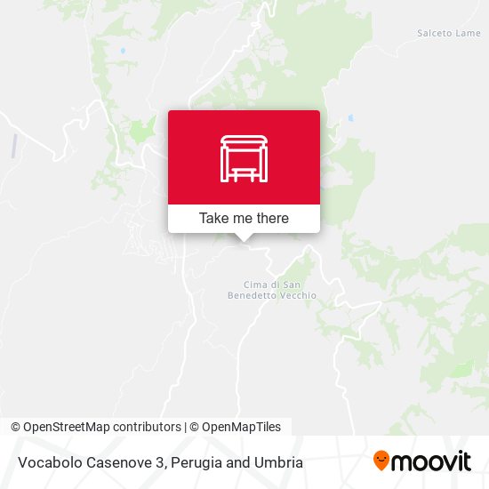Vocabolo Casenove 3 map