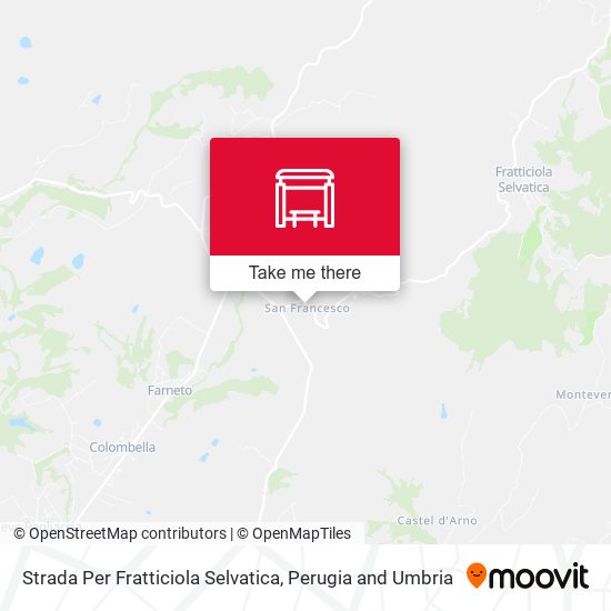 Strada Per Fratticiola Selvatica map