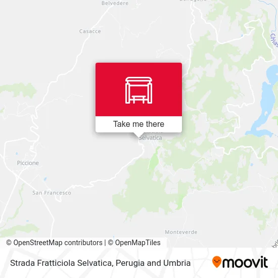 Fratticiola Selvatica Road map