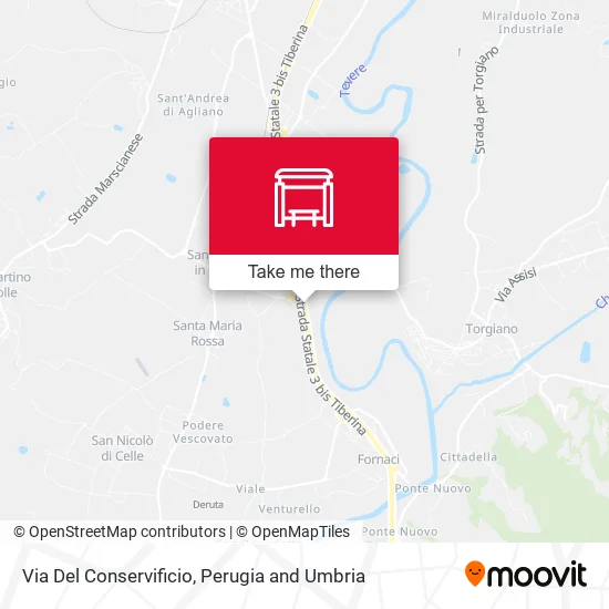 Via Del Conservificio map