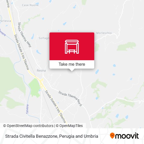 Strada Civitella Benazzone map
