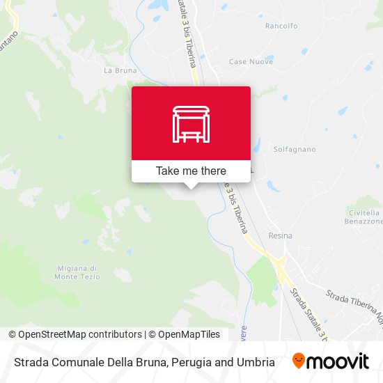Strada Comunale Della Bruna map