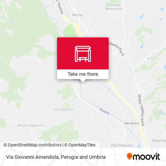 Via Giovanni Amendola map