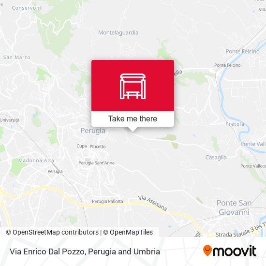 Via Enrico Dal Pozzo map