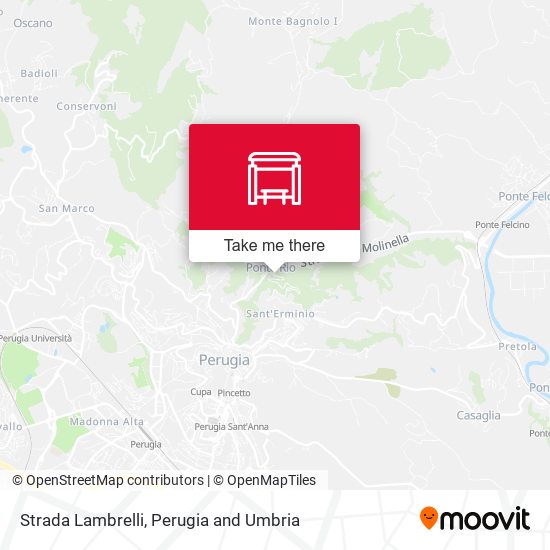 Strada Lambrelli map