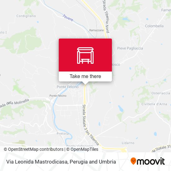 Via Leonida Mastrodicasa map
