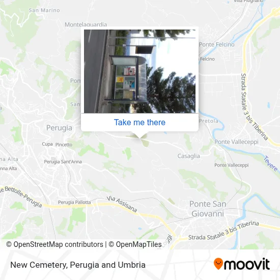 New Cemetery map